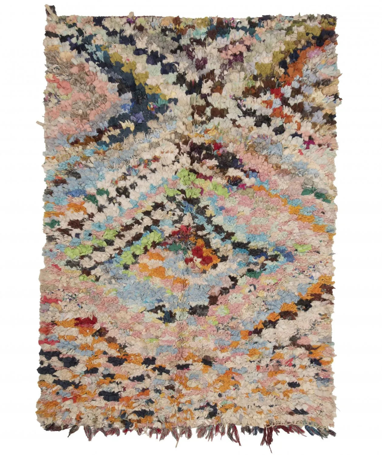 Marokkaanse Berber tapijt Boucherouite 210 x 160 cm