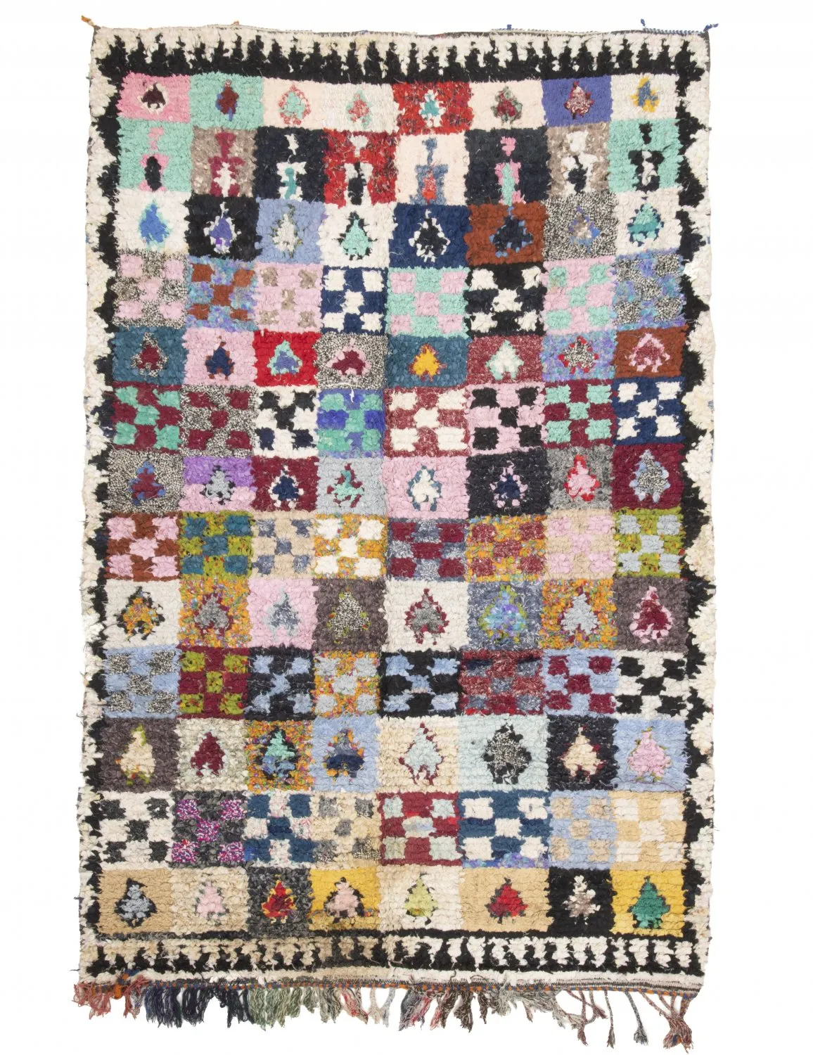 Marokkaanse Berber tapijt Boucherouite 250 x 165 cm