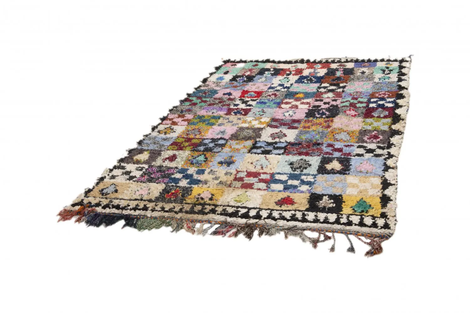 Marokkaanse Berber tapijt Boucherouite 250 x 165 cm