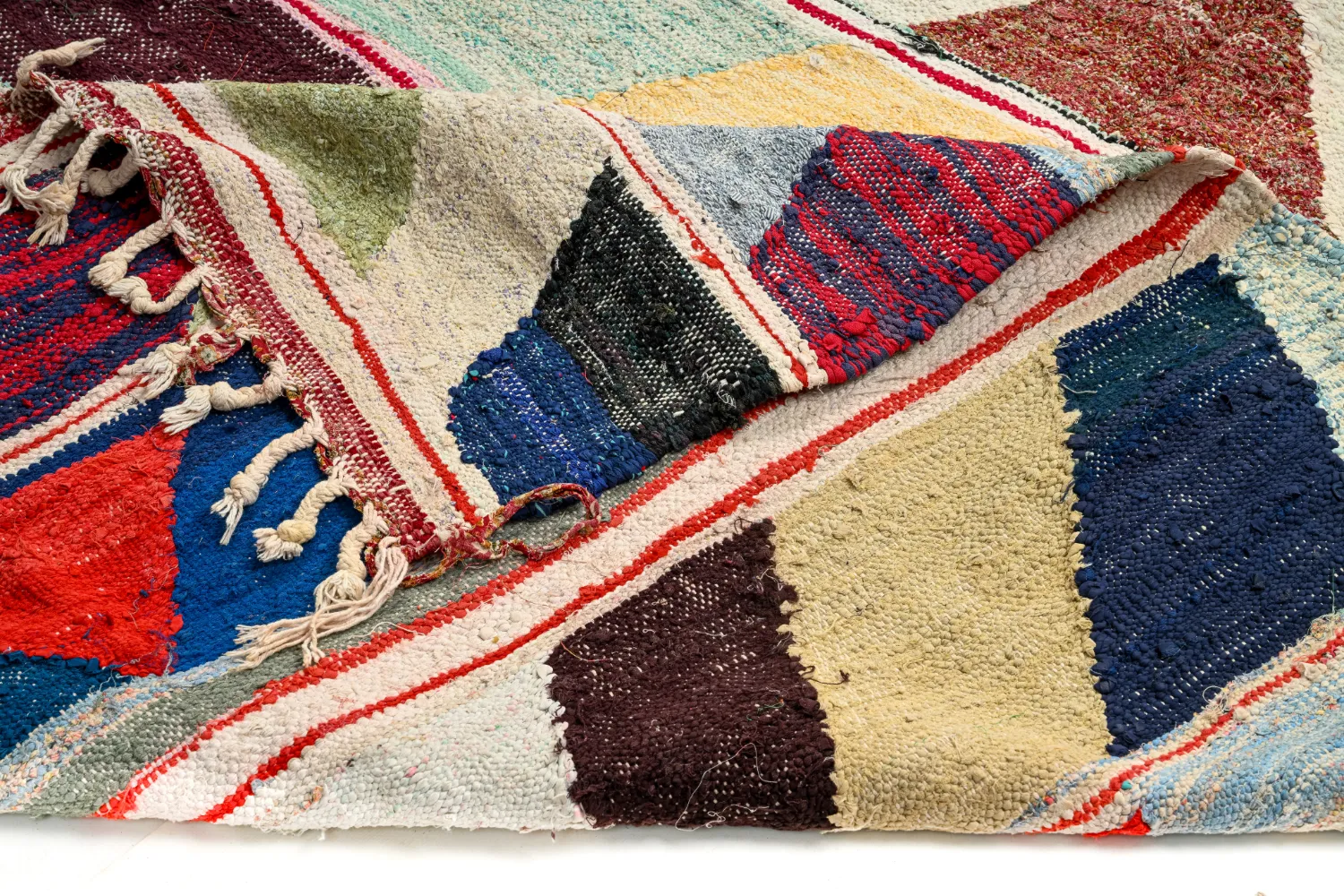 Marokkaanse Berber tapijt Boucherouite 145 x 280 cm