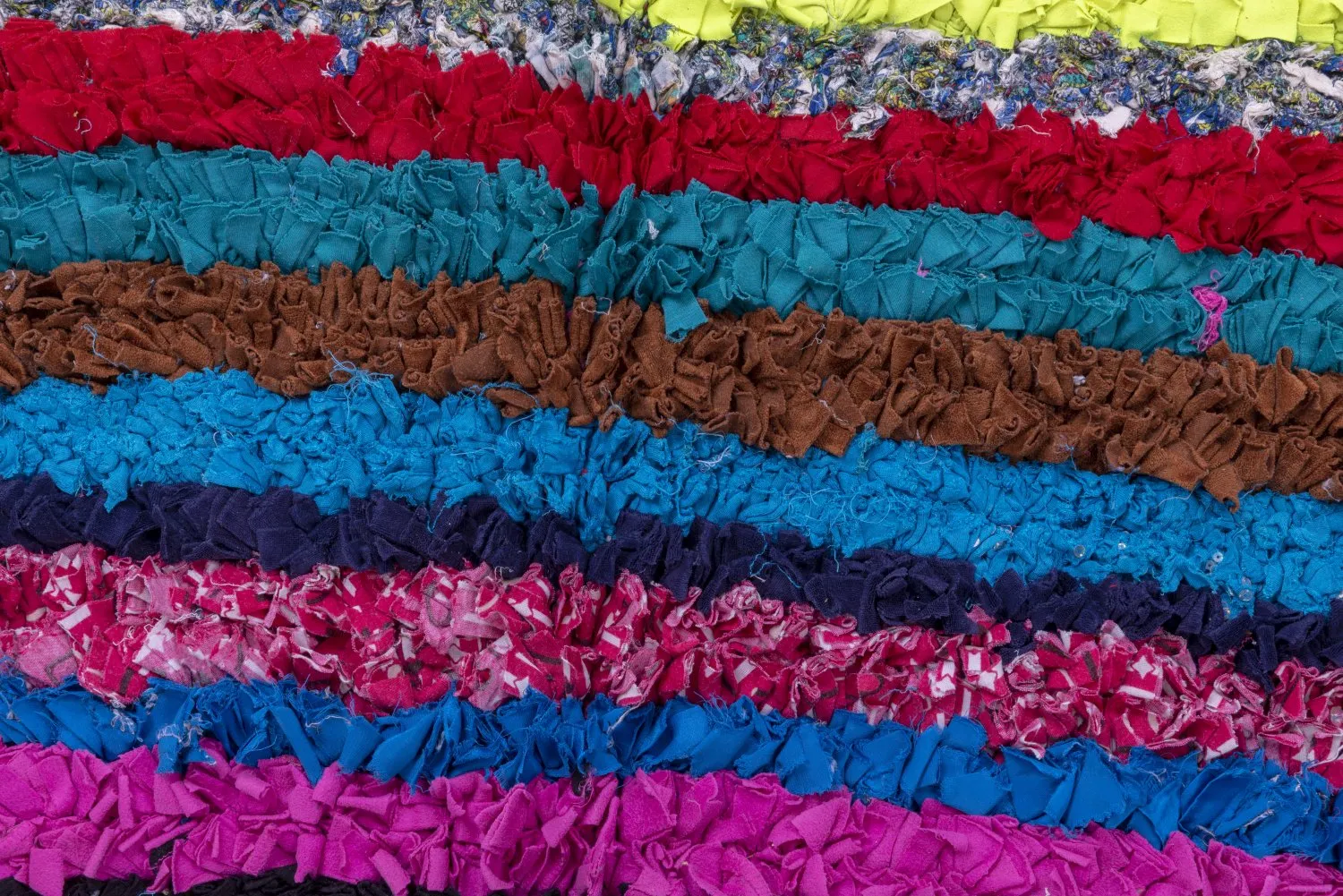 Marokkaanse Berber tapijt Boucherouite 210 x 115 cm