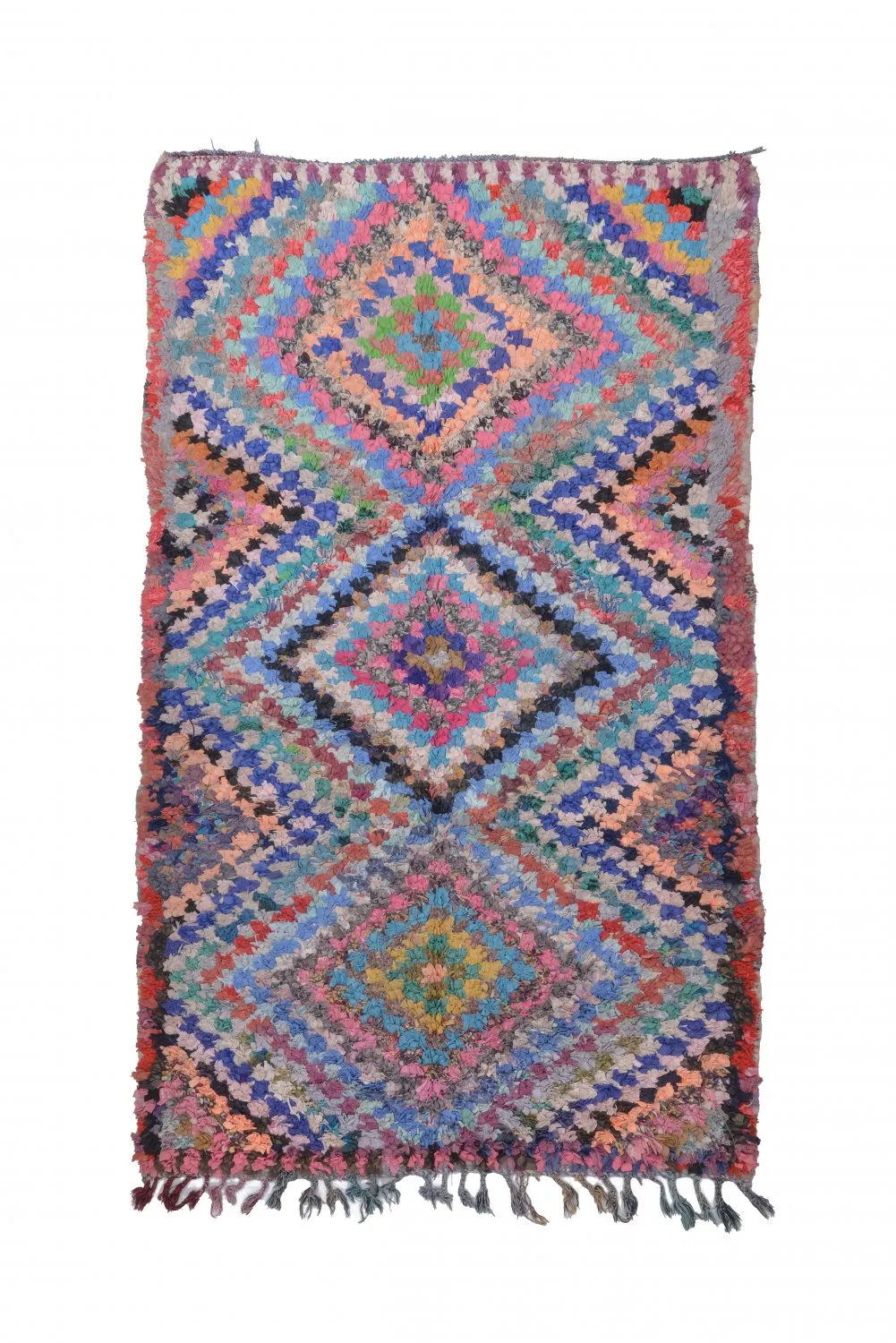 Marokkaanse Berber tapijt Boucherouite 230 x 135 cm