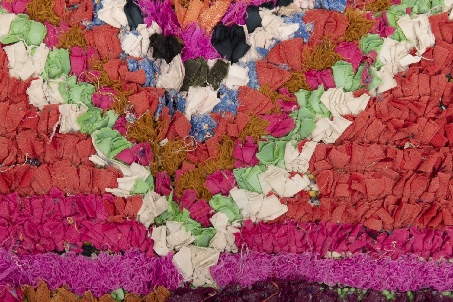 Marokkaanse Berber tapijt Boucherouite 210 x 140 cm