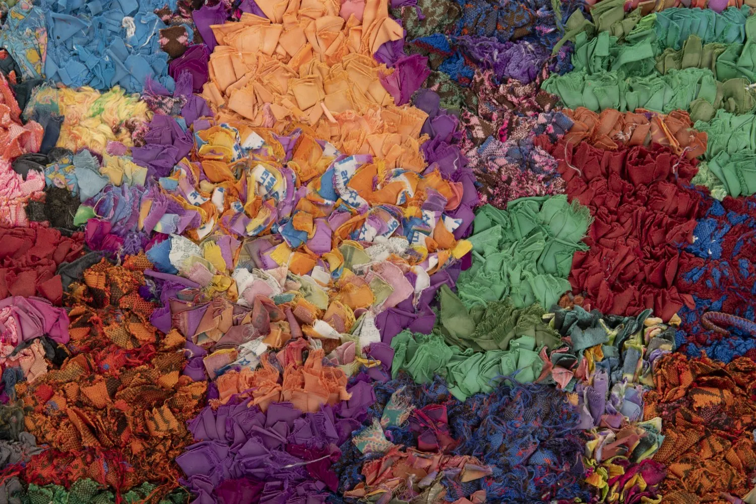 Marokkaanse Berber tapijt Boucherouite 210 x 150 cm