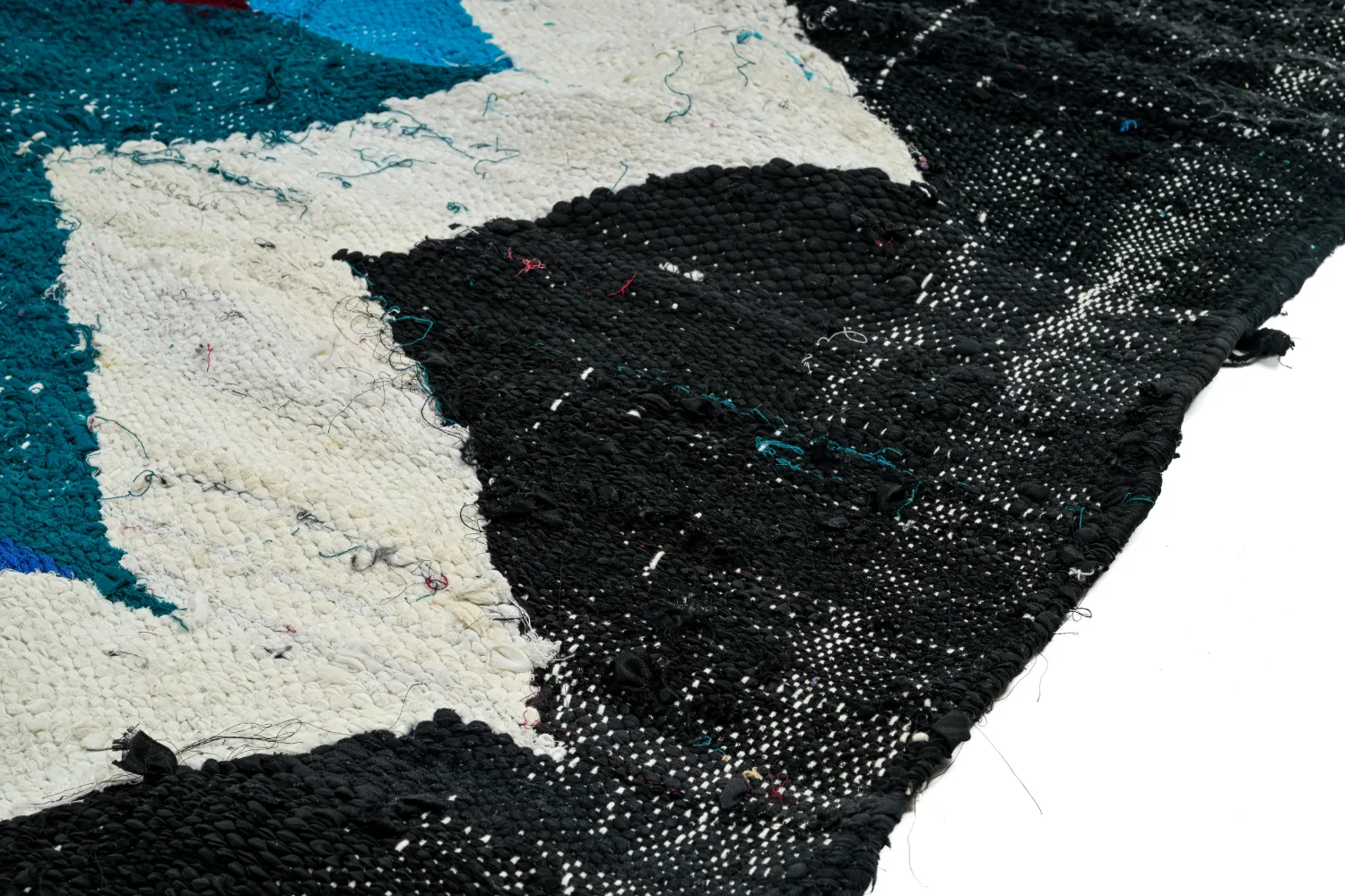 Marokkaanse Berber tapijt Boucherouite 130 x 220 cm