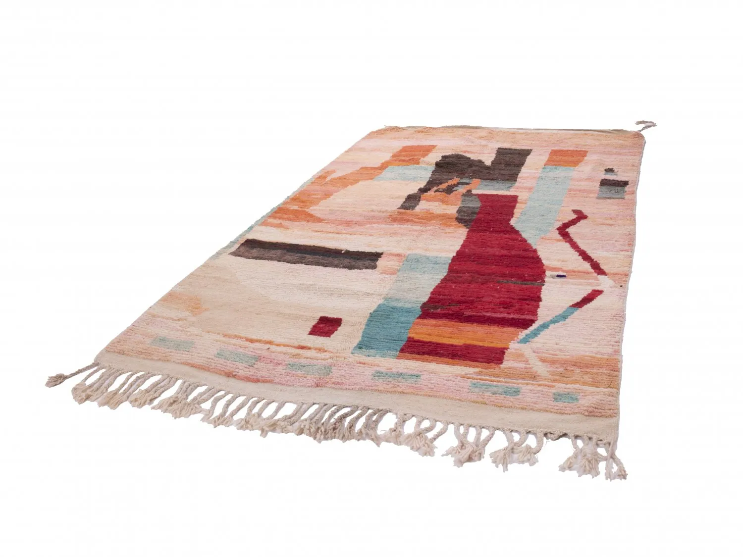 Kelim Marokkaanse Berber tapijt Azilal 300 x 200 cm