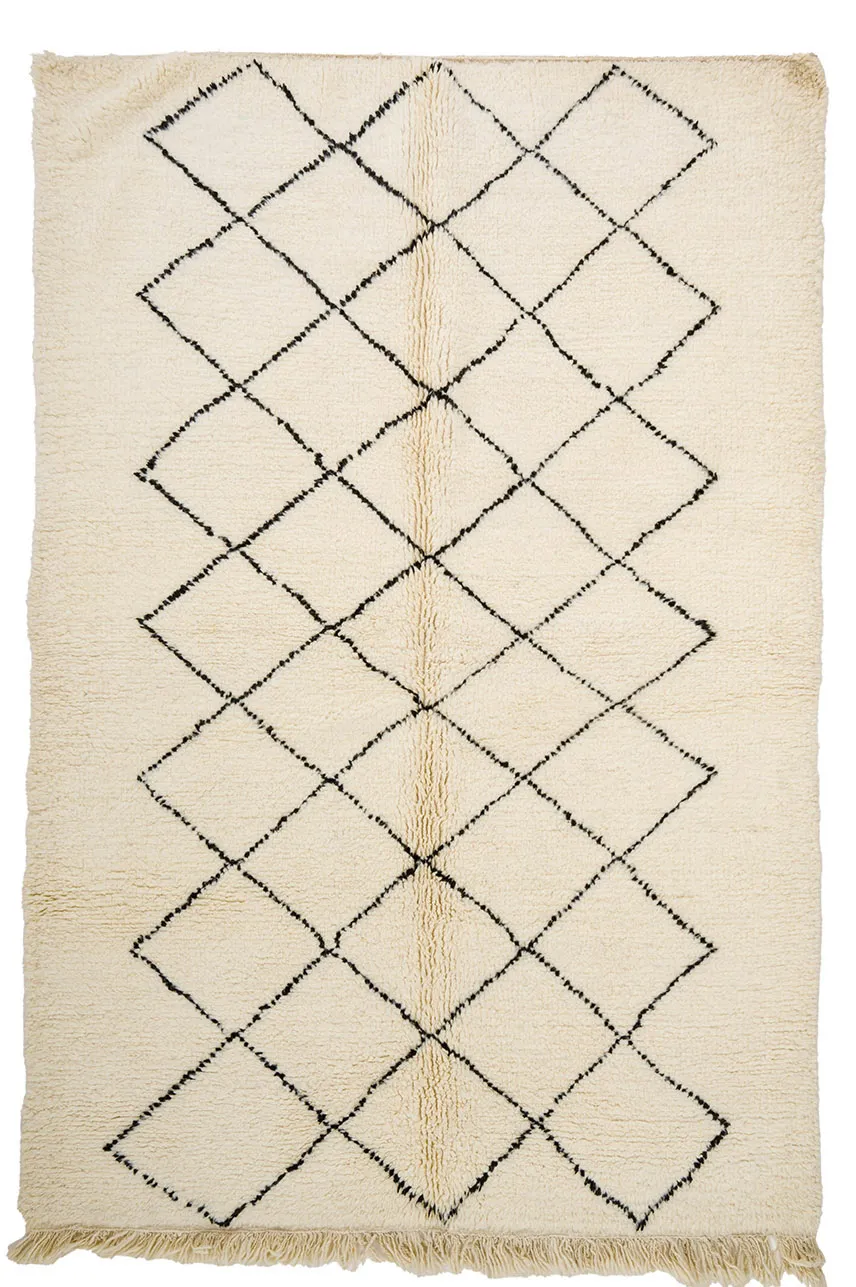 Kelim Marokkaanse Berber tapijt Beni Ouarain 170 x 260 cm