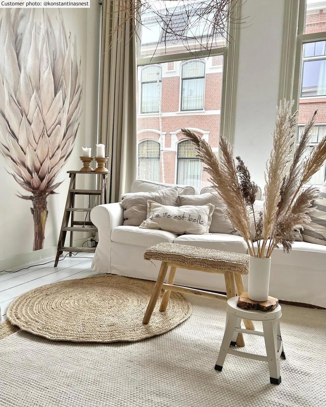 Ronde vloerkleden - San Francisco (jute)