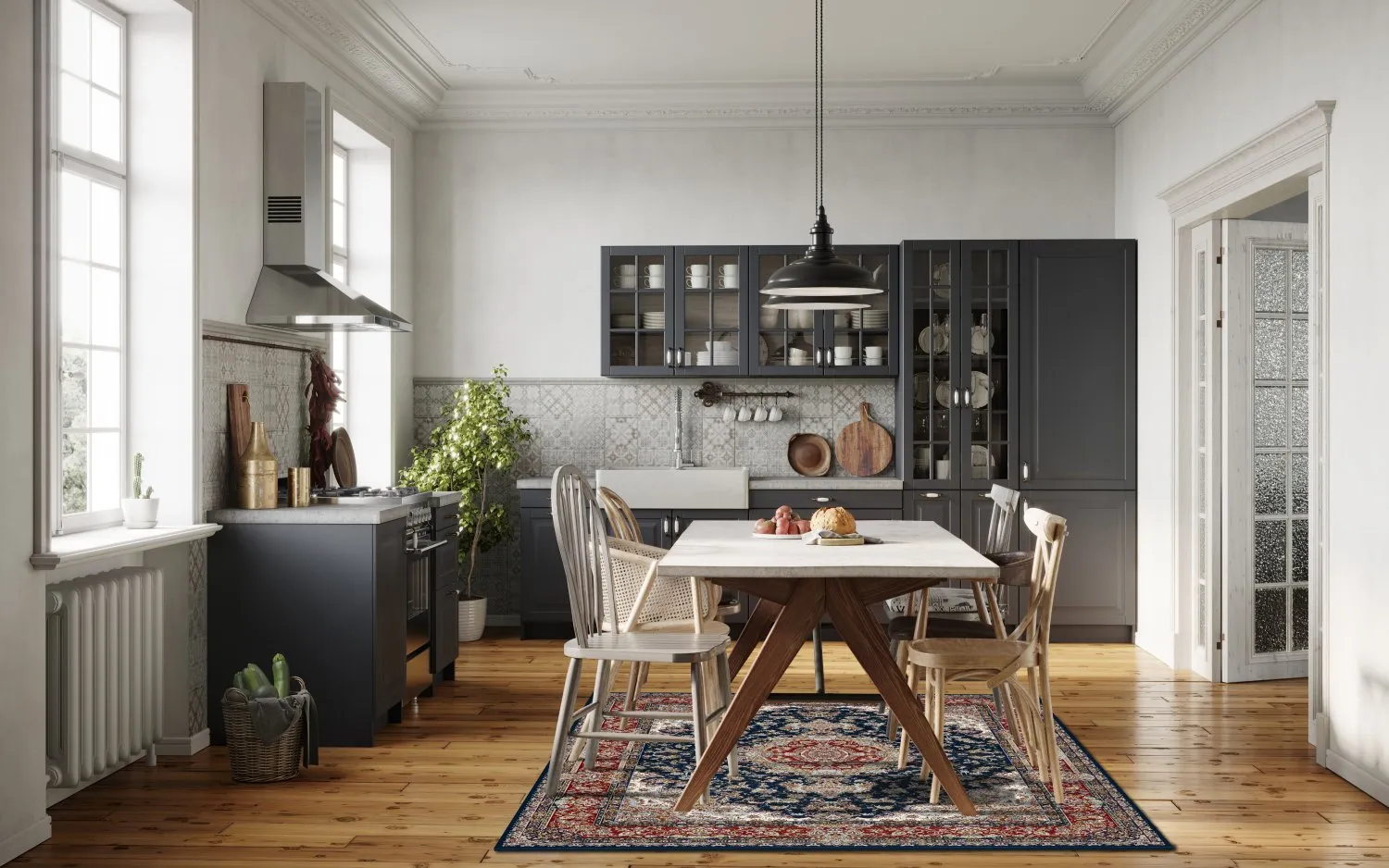 Wilton - Vakifli (blauw/multi)