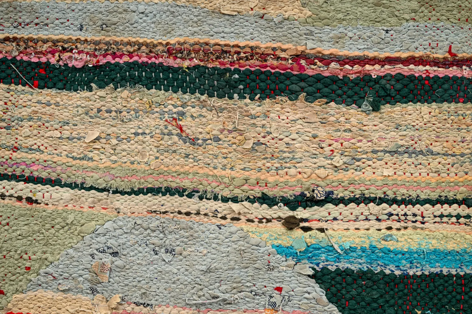 Marokkaanse Berber tapijt Boucherouite 120 x 245 cm