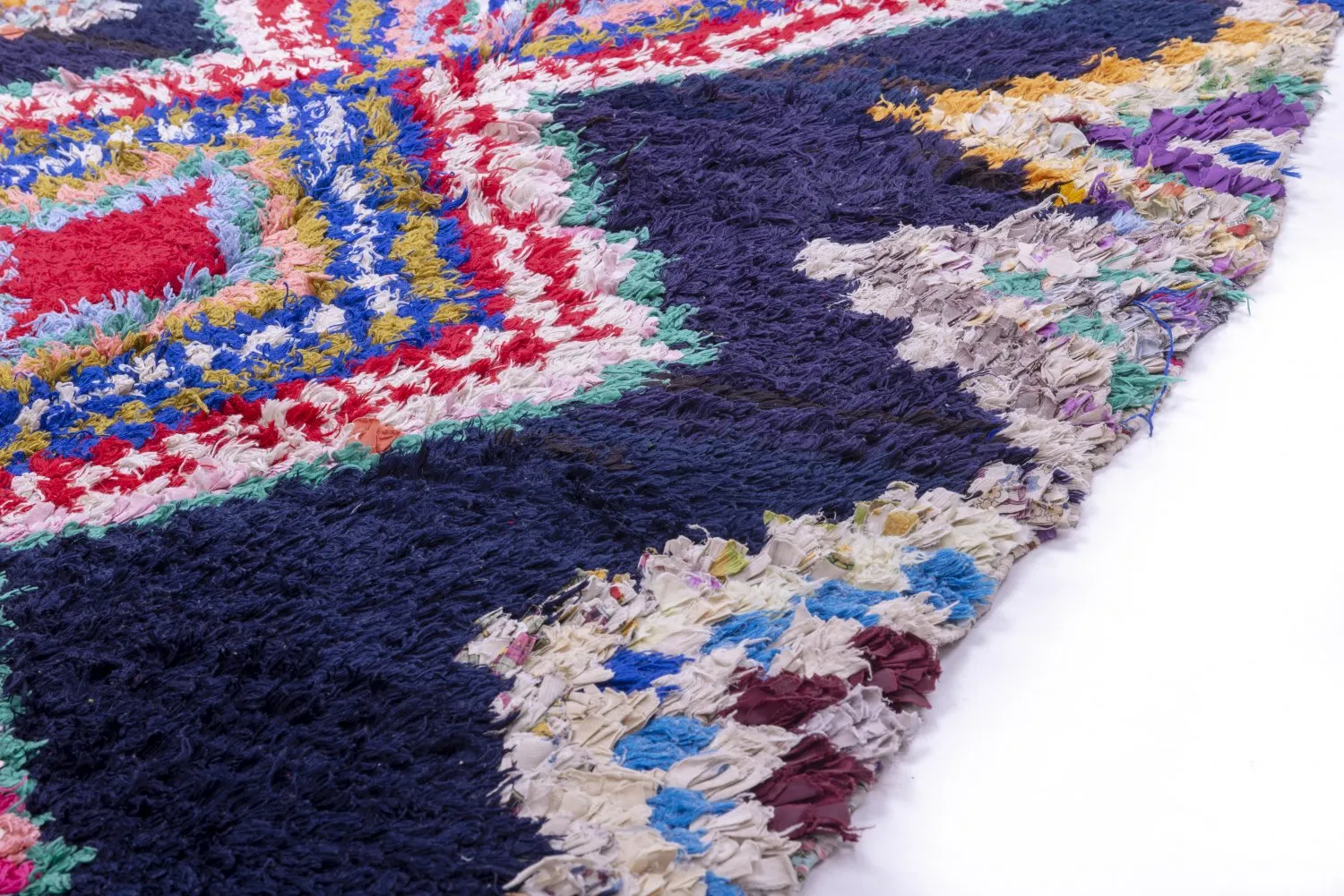 Marokkaanse Berber tapijt Boucherouite 190 x 115 cm