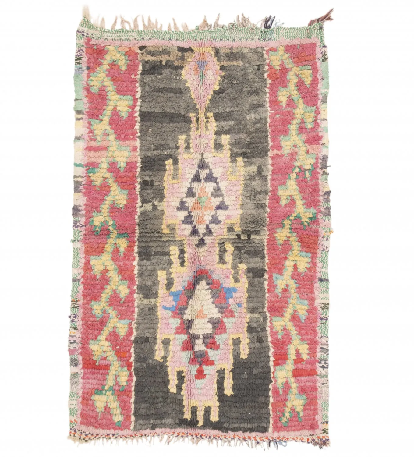 Marokkaanse Berber tapijt Boucherouite 160 x 100 cm