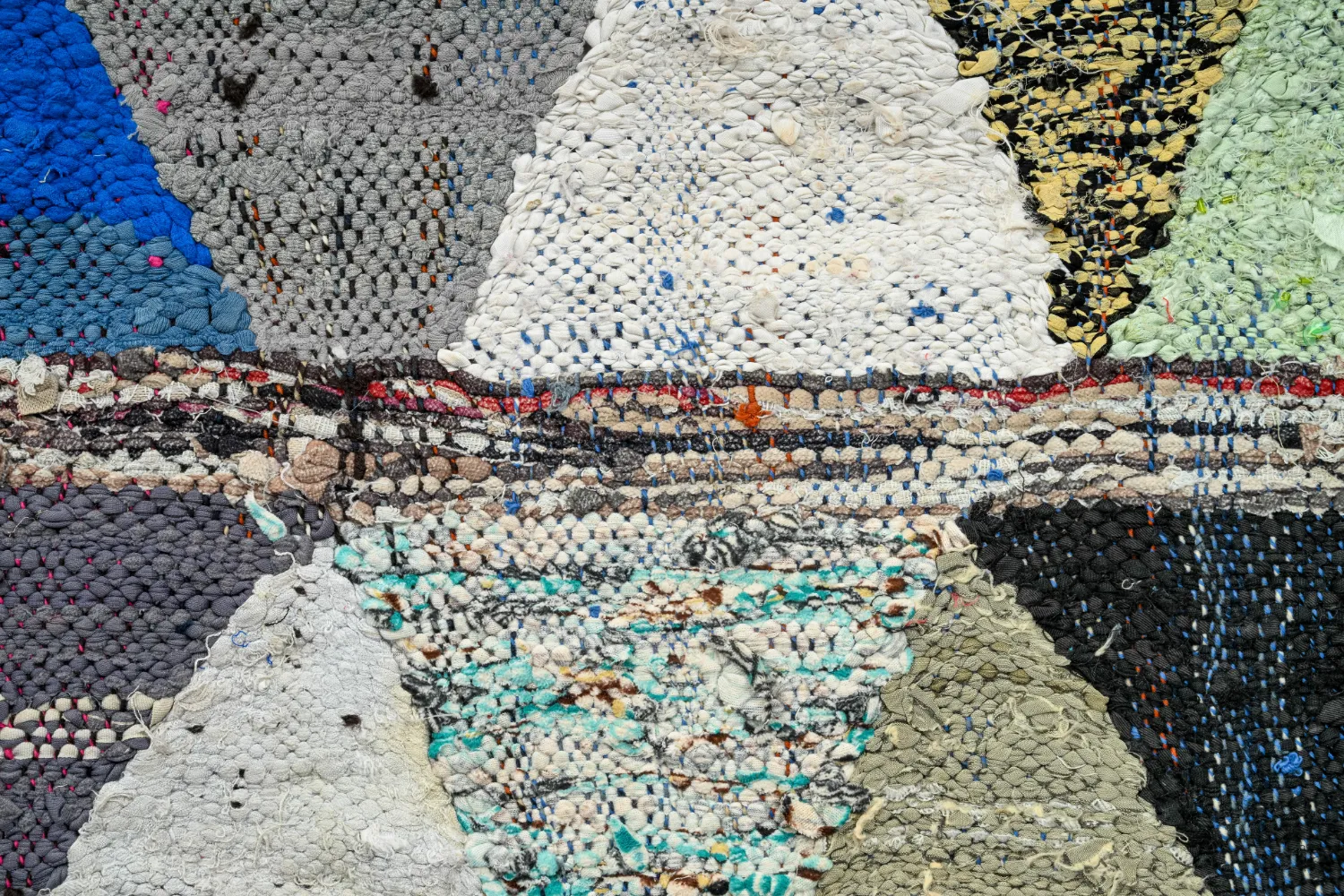 Marokkaanse Berber tapijt Boucherouite 125 x 230 cm