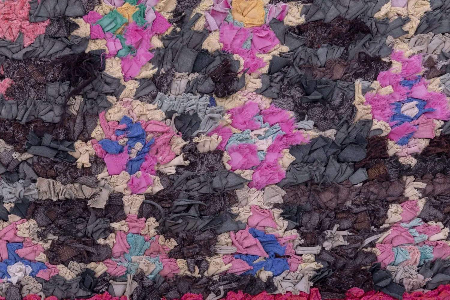 Marokkaanse Berber tapijt Boucherouite 210 x 125 cm