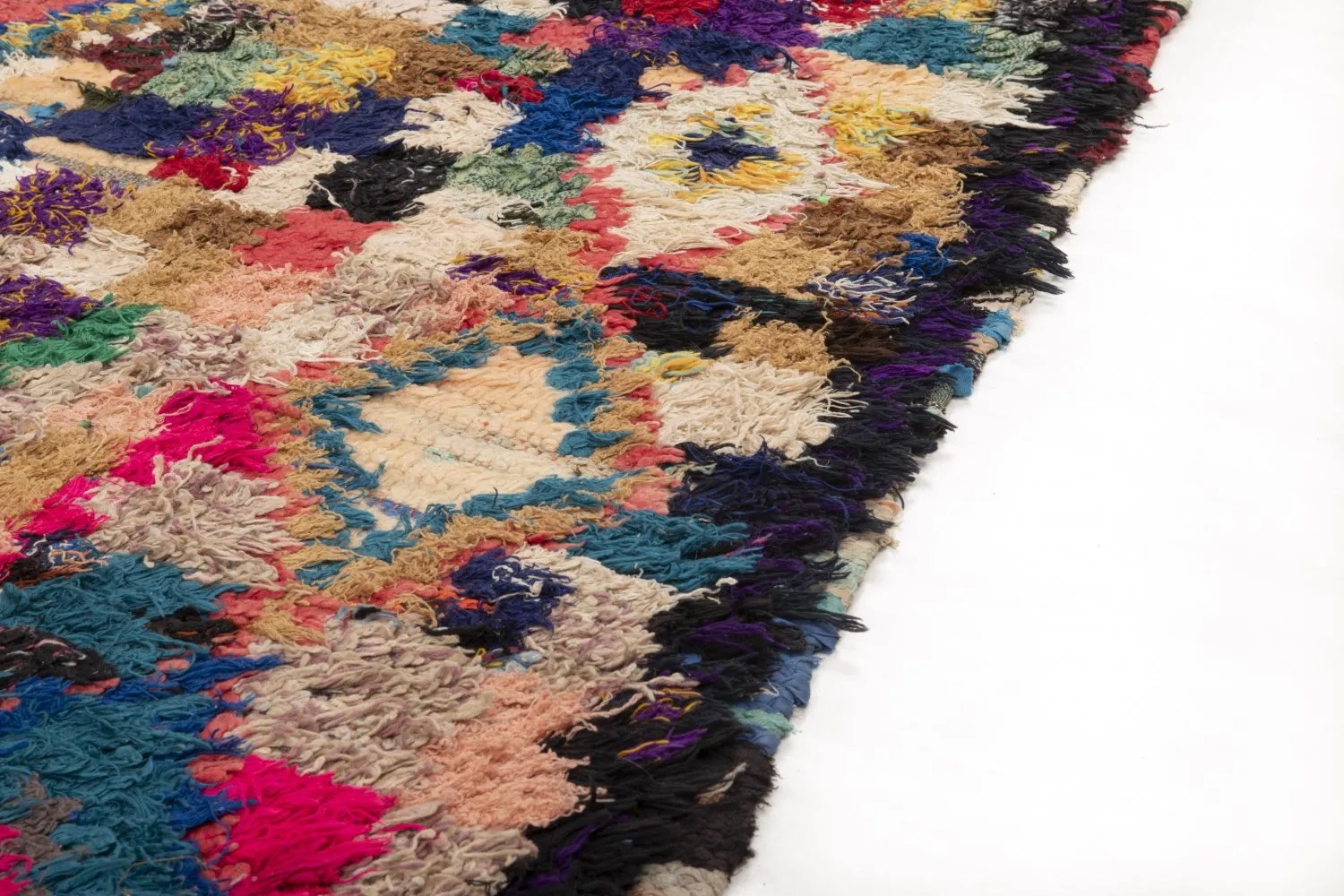 Marokkaanse Berber tapijt Boucherouite 290 x 145 cm