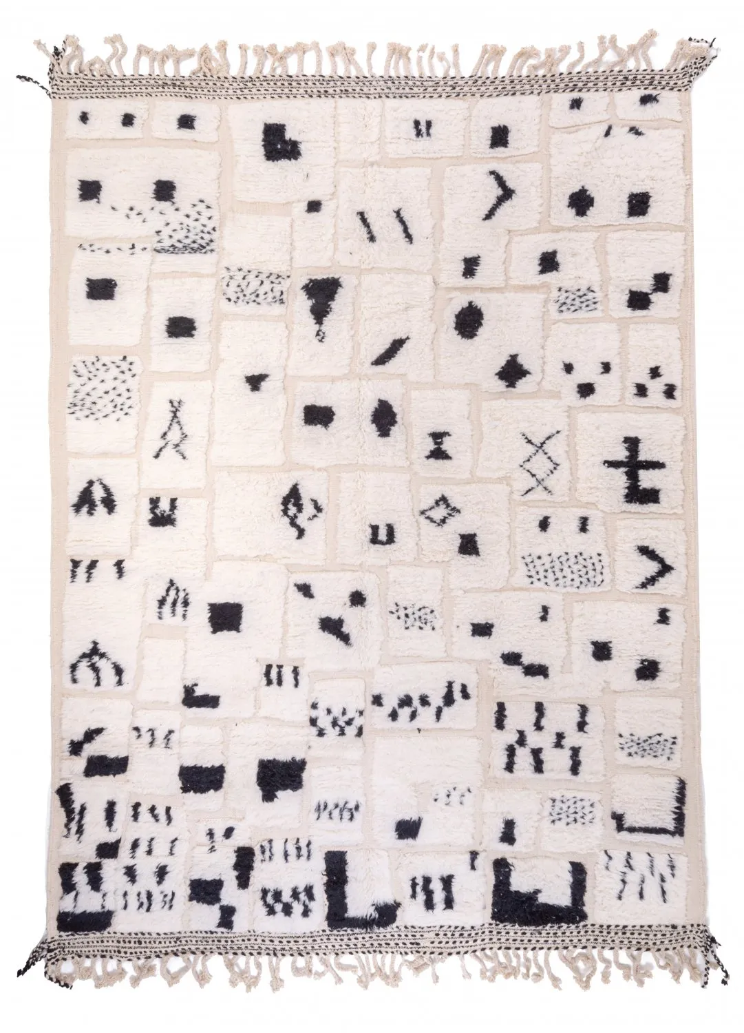 Kelim Marokkaanse Berber tapijt Beni Ouarain Bijzonder 345 x 265 cm