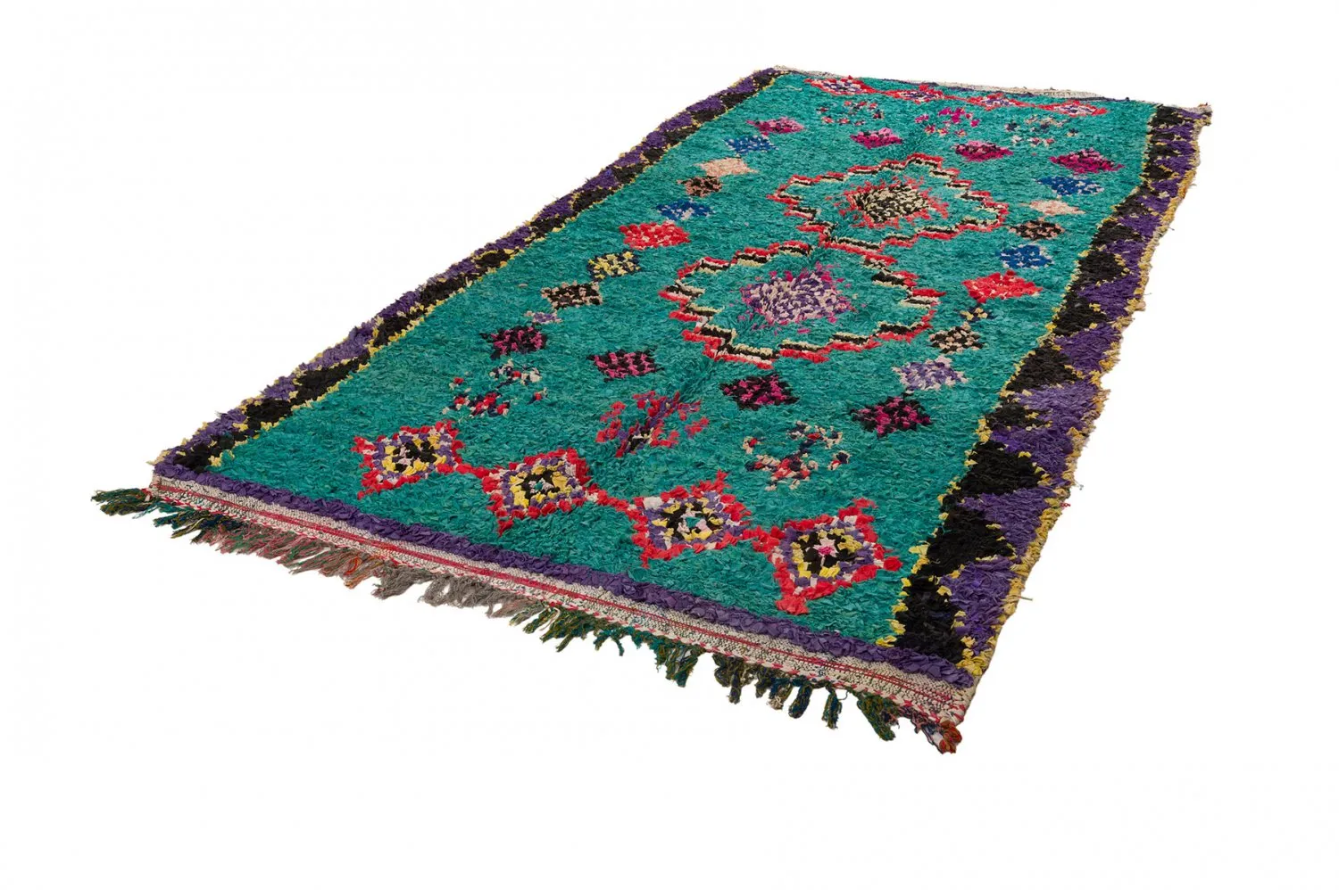 Marokkaanse Berber tapijt Boucherouite 155 x 335 cm
