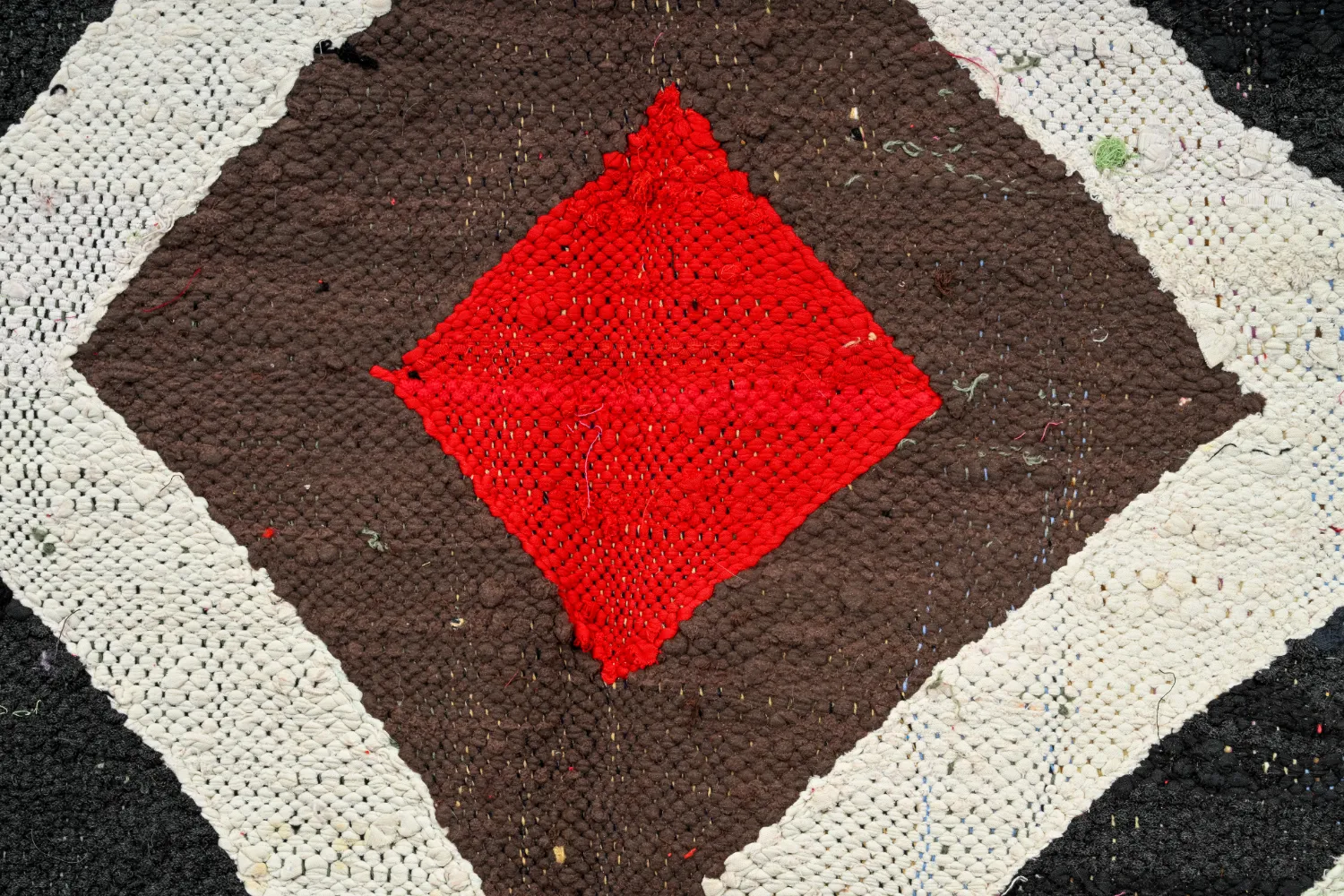 Marokkaanse Berber tapijt Boucherouite 145 x 260 cm