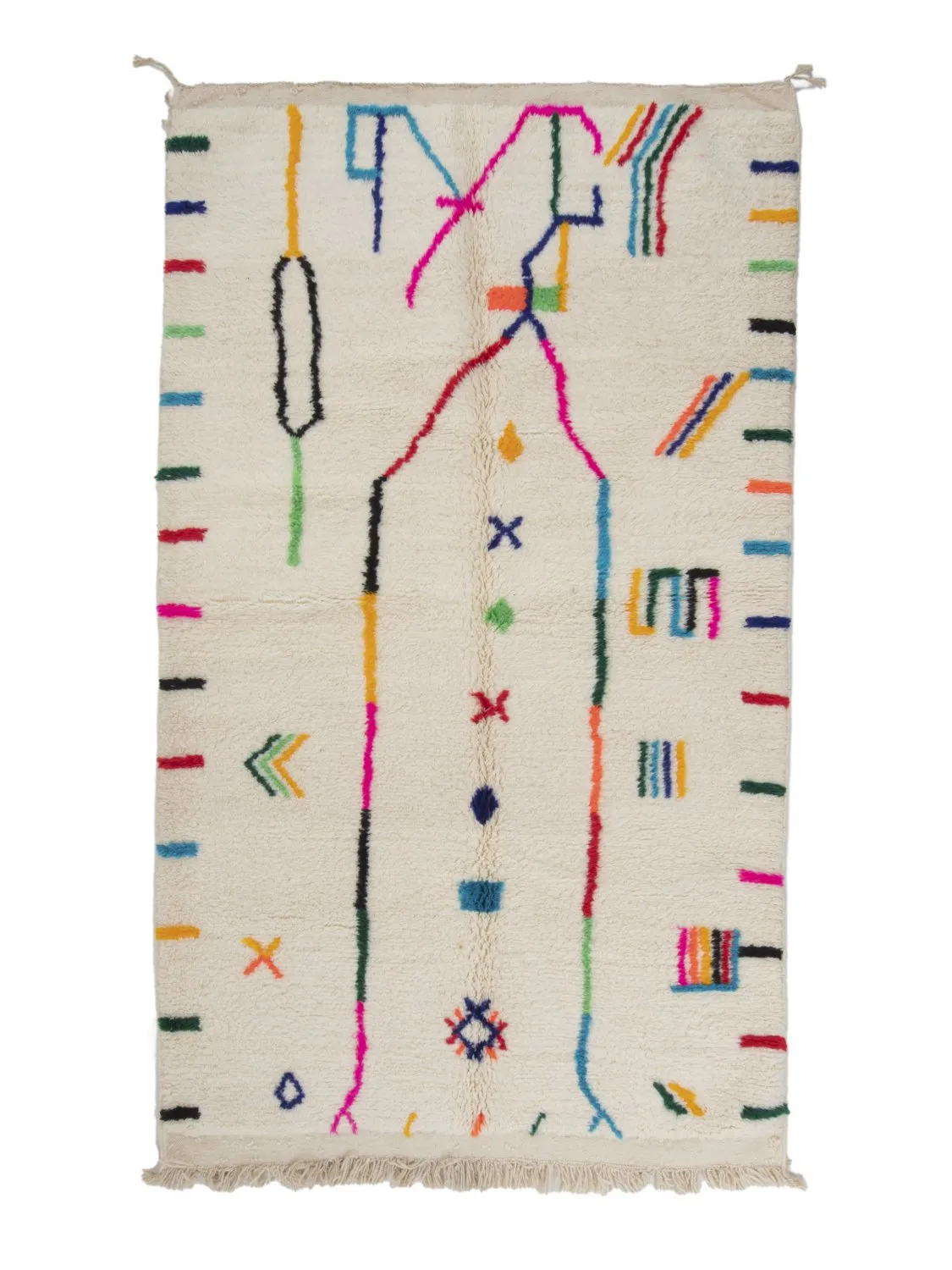 Kelim Marokkaanse Berber tapijt Azilal 260 x 150 cm