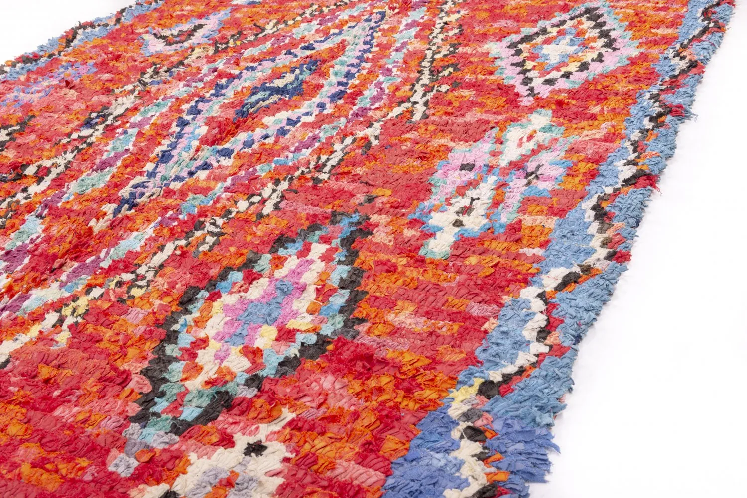 Marokkaanse Berber tapijt Boucherouite 265 x 150 cm