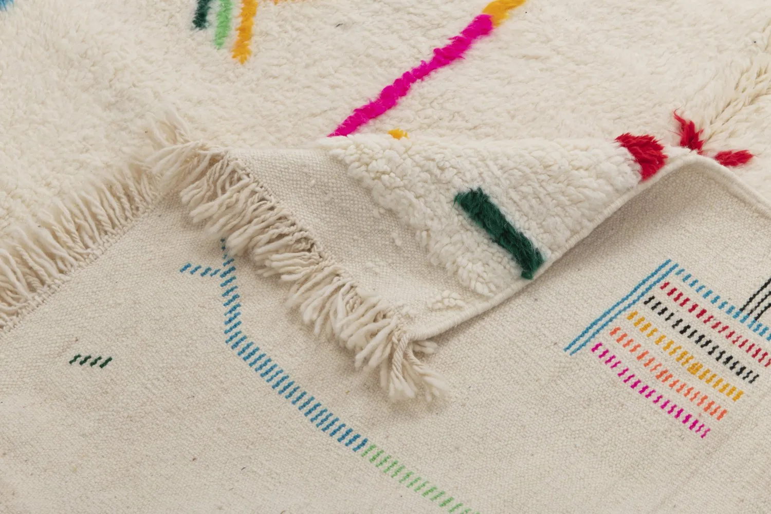 Kelim Marokkaanse Berber tapijt Azilal 260 x 150 cm