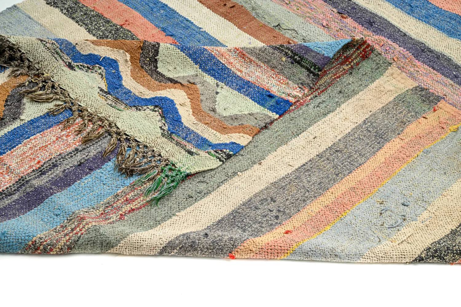 Marokkaanse Berber tapijt Boucherouite 150 x 275 cm