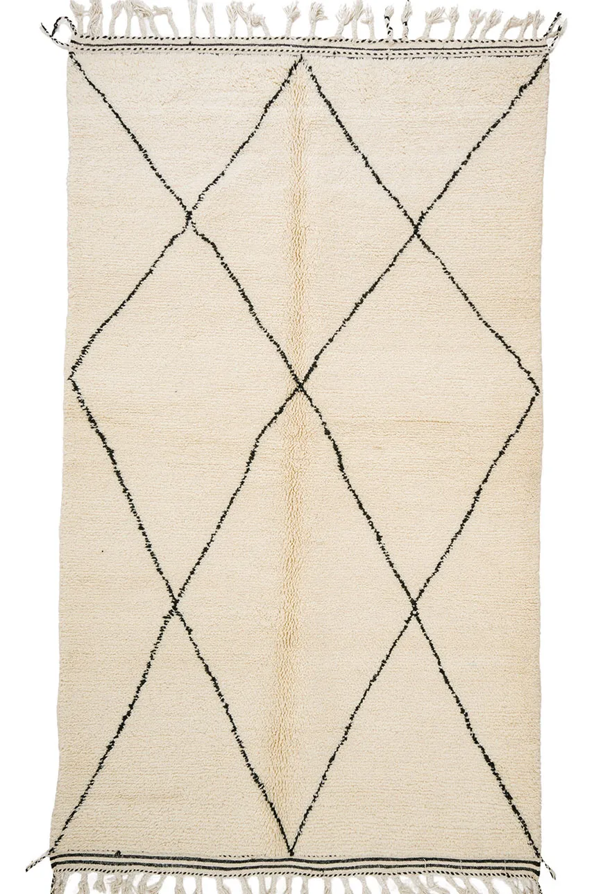 Kelim Marokkaanse Berber tapijt Beni Ouarain 155 x 270 cm