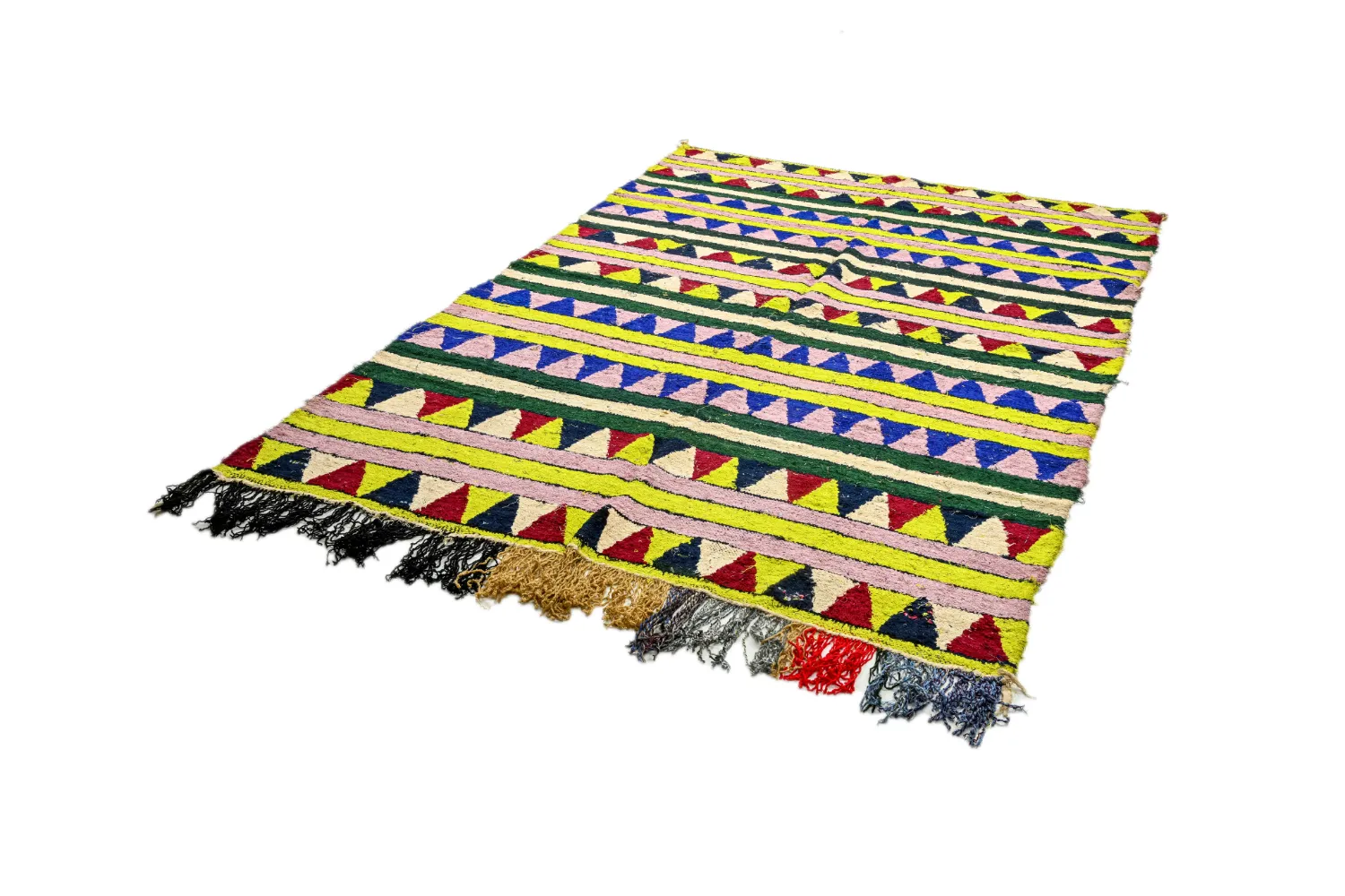 Marokkaanse Berber tapijt Boucherouite 170 x 255 cm