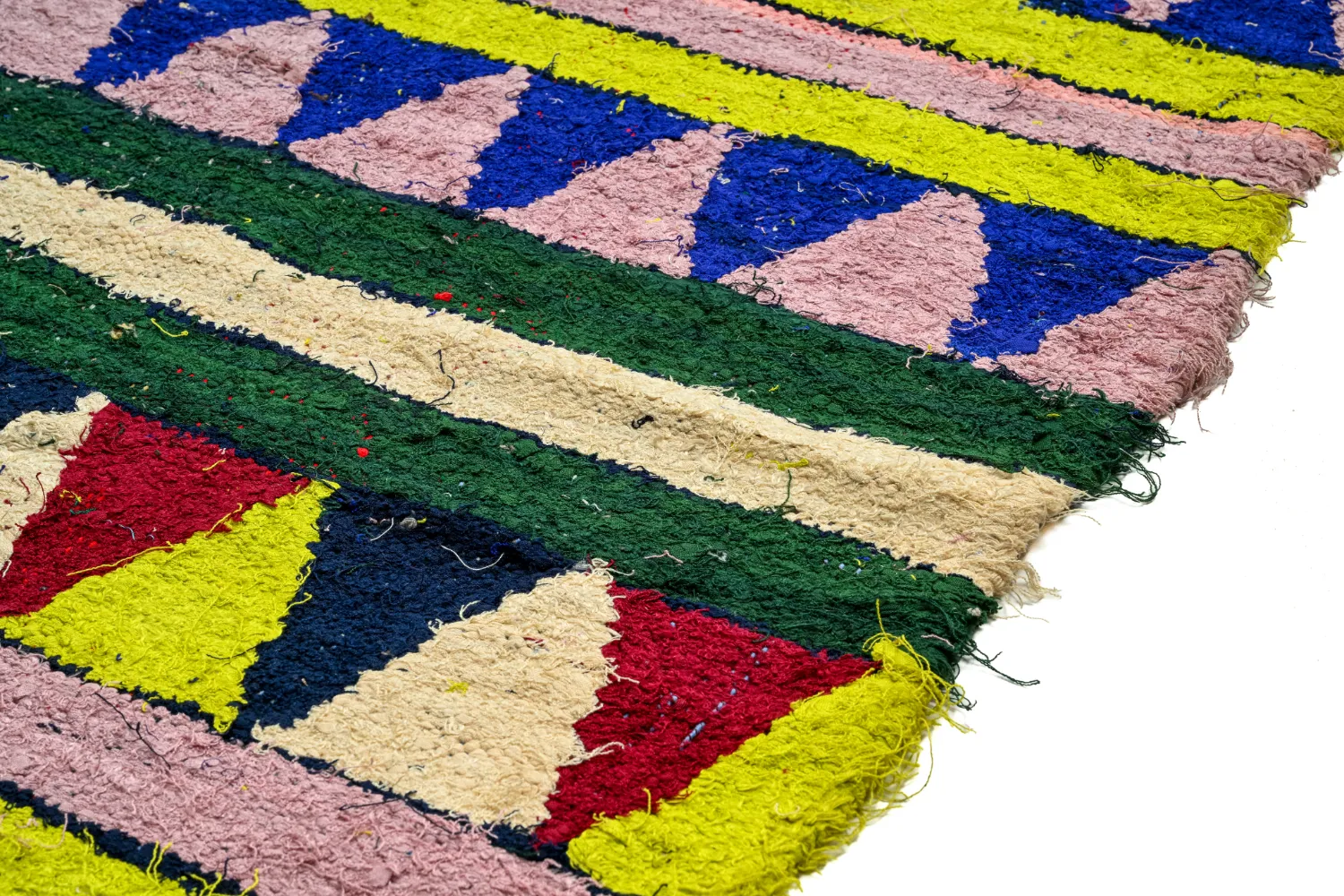 Marokkaanse Berber tapijt Boucherouite 170 x 255 cm