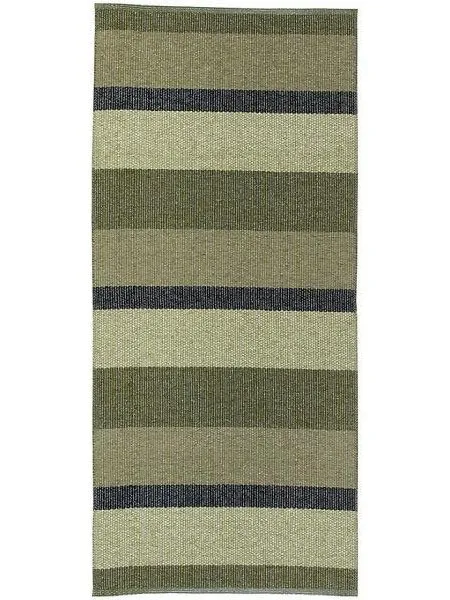 Plastic-kleden - Horredskleden Block metallic (olijf)