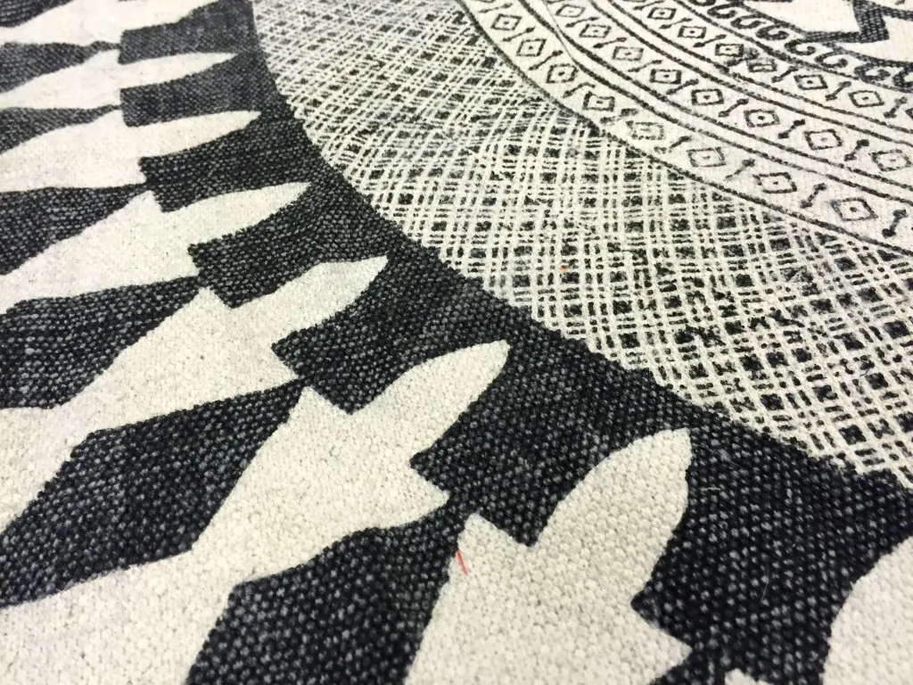 Ronde vloerkleden - Marrakech (rond) (zwart/grijs/wit)