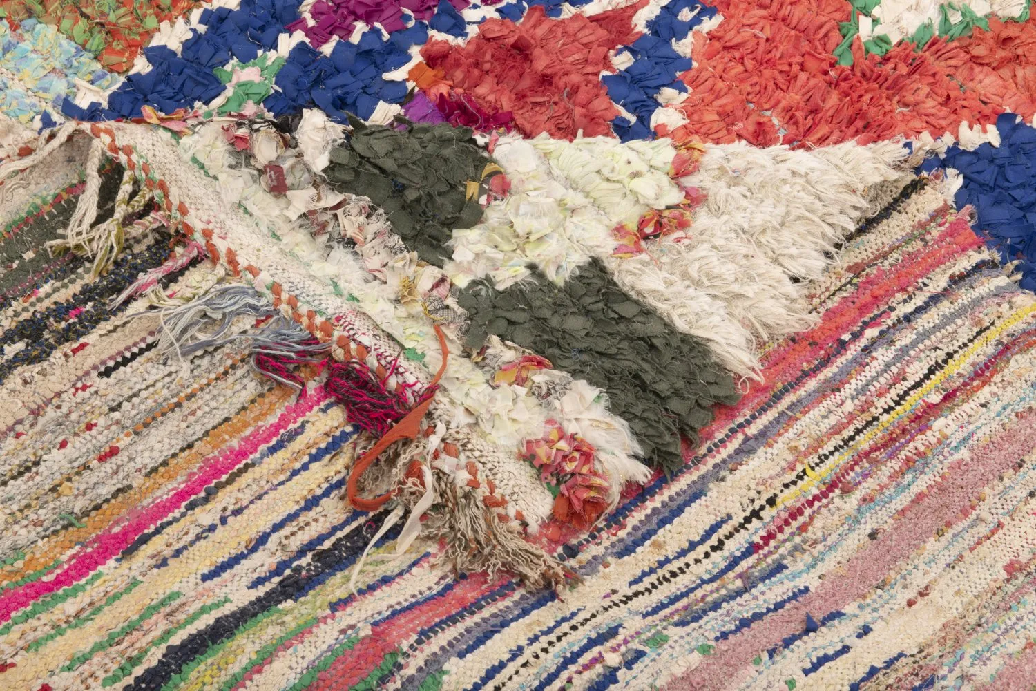 Marokkaanse Berber tapijt Boucherouite 295 x 150 cm