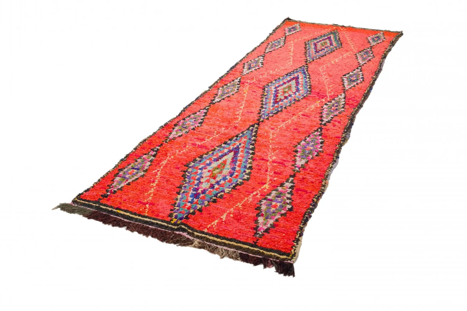 Marokkaanse Berber tapijt Boucherouite 360 x 170 cm
