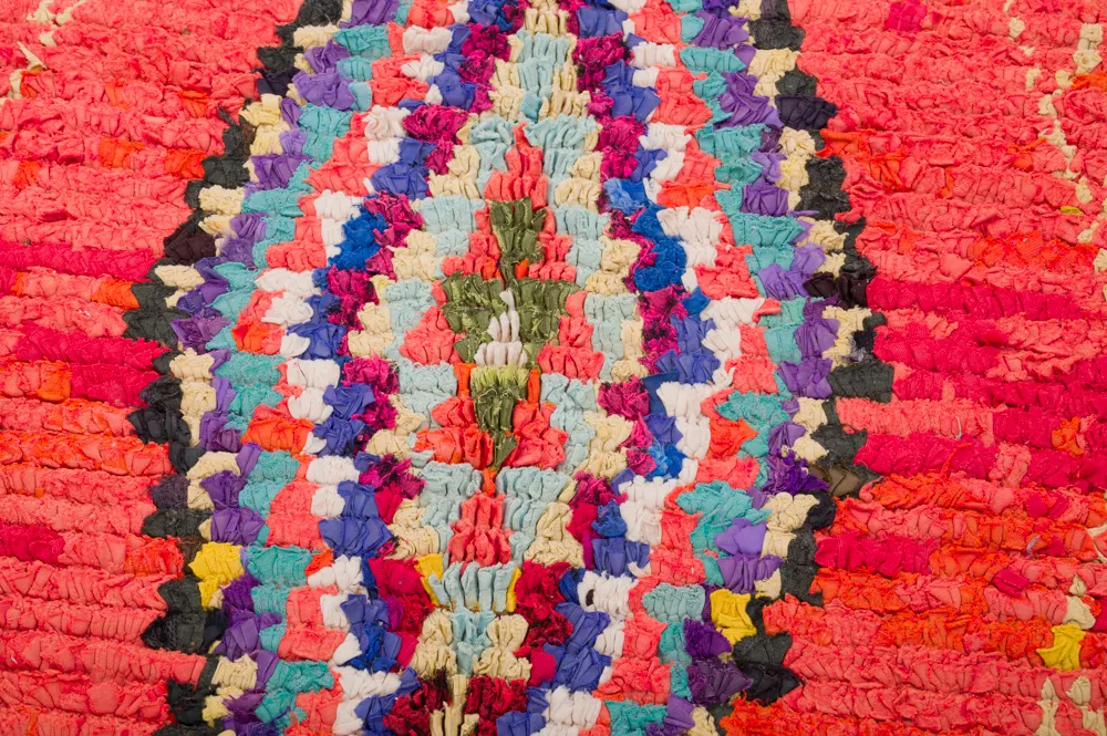 Marokkaanse Berber tapijt Boucherouite 360 x 170 cm