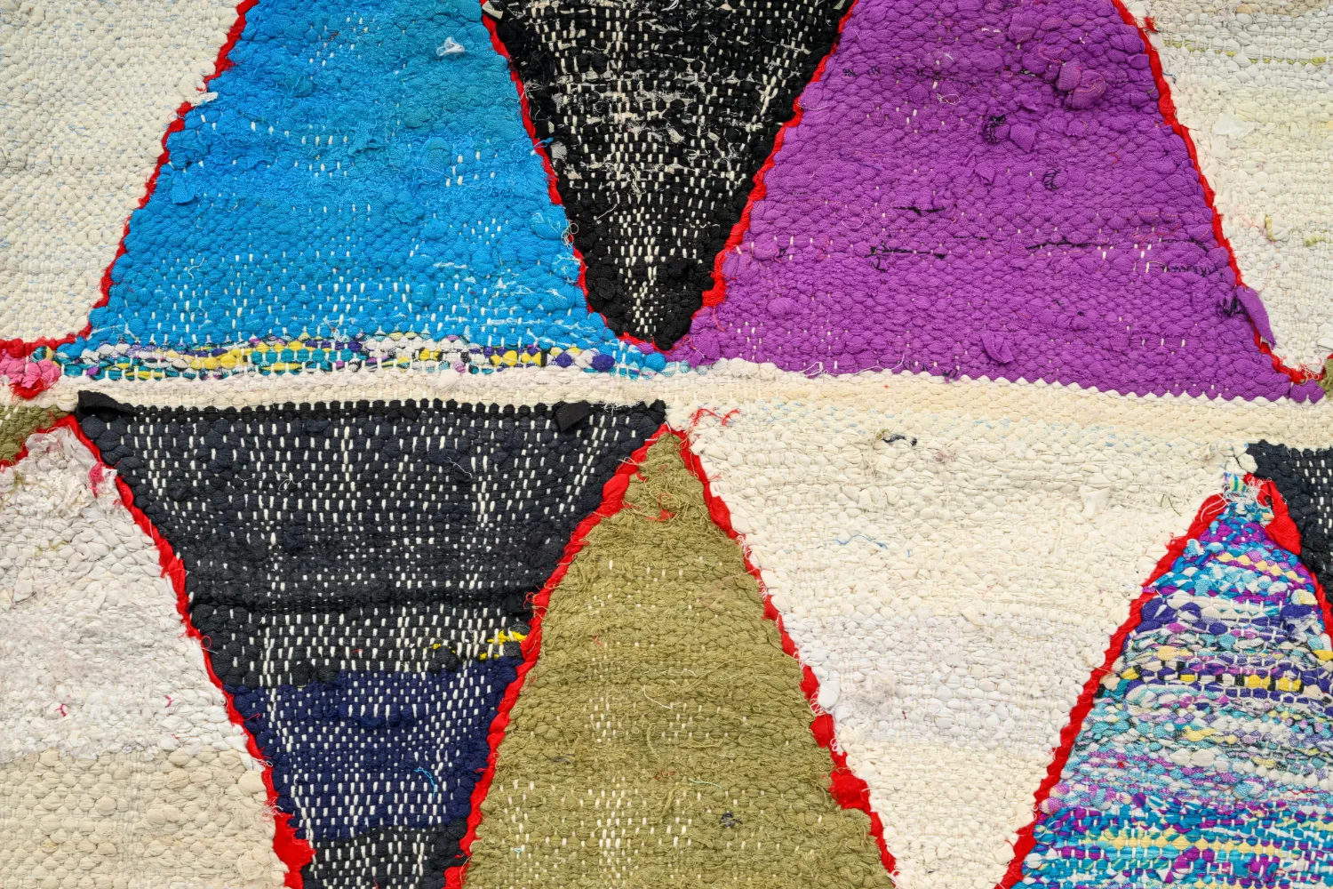 Marokkaanse Berber tapijt Boucherouite 135 x 275 cm