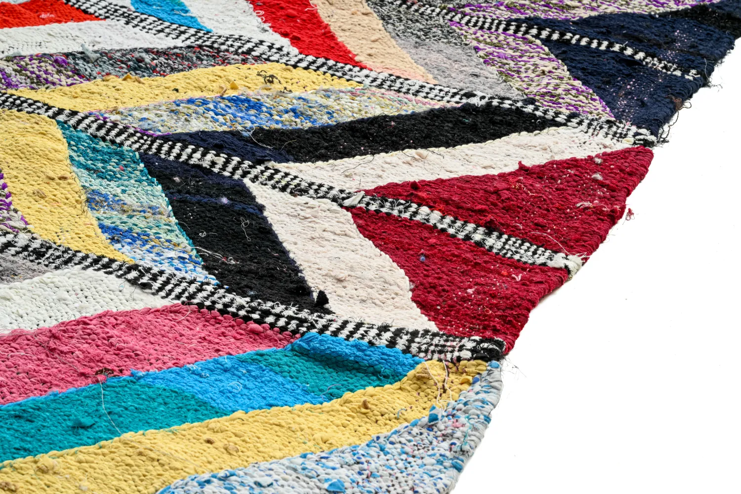 Marokkaanse Berber tapijt Boucherouite 150 x 320 cm