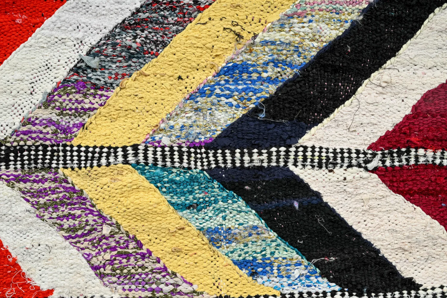 Marokkaanse Berber tapijt Boucherouite 150 x 320 cm