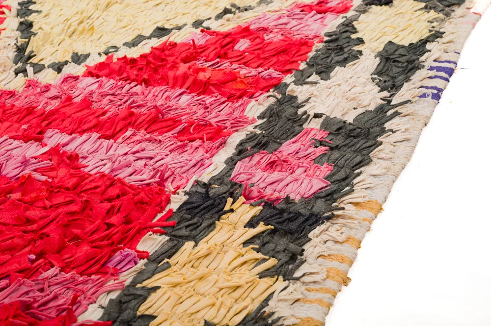 Marokkaanse Berber tapijt Boucherouite 390 x 150 cm