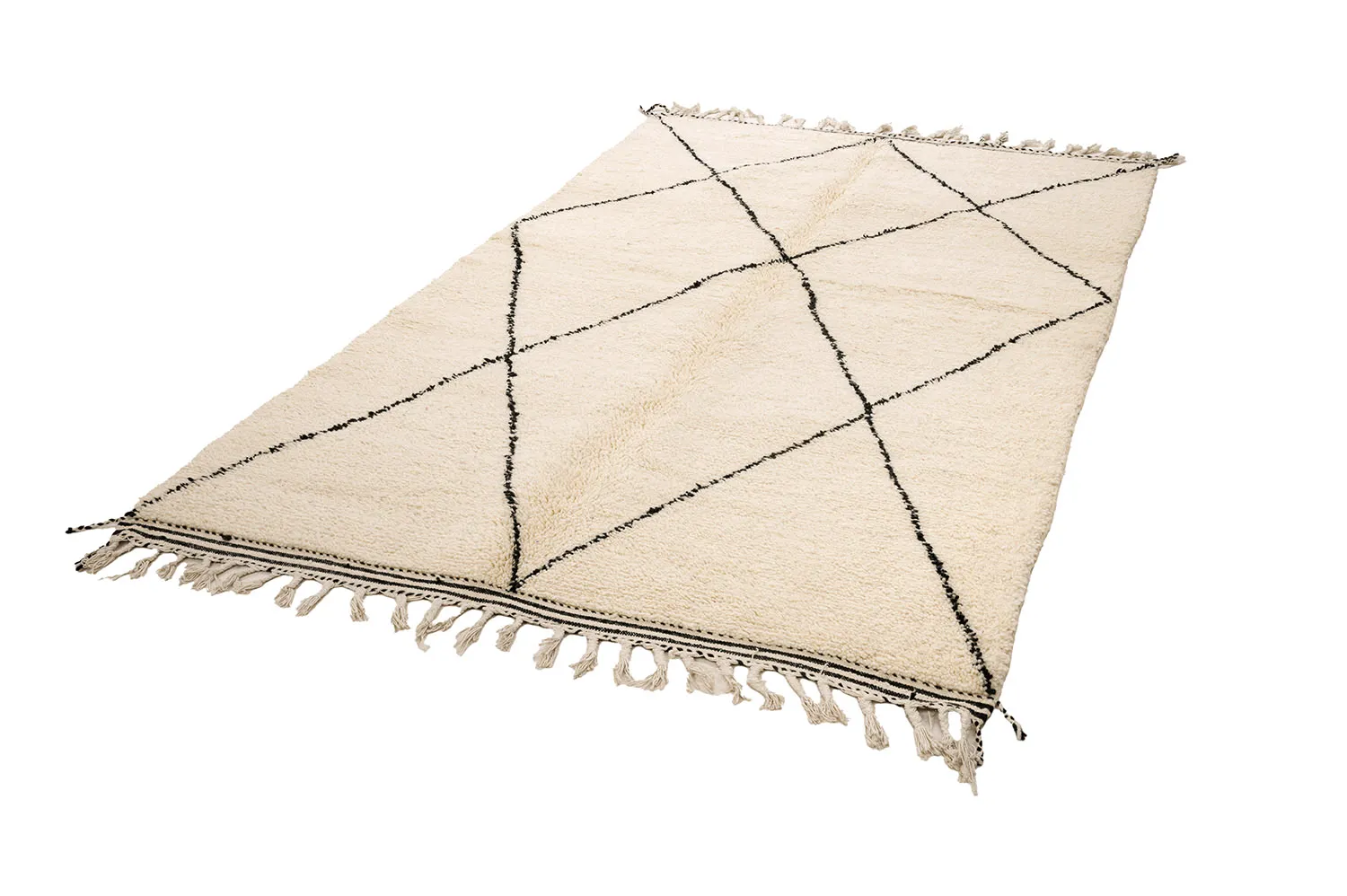 Kelim Marokkaanse Berber tapijt Beni Ouarain 155 x 270 cm