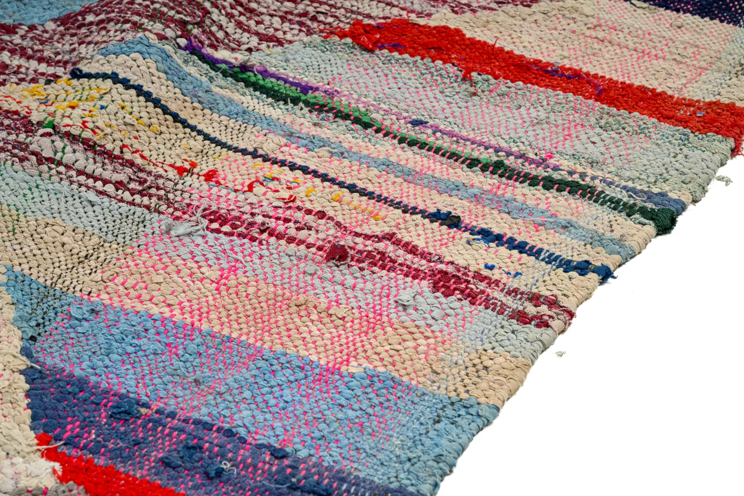 Marokkaanse Berber tapijt Boucherouite 145 x 295 cm