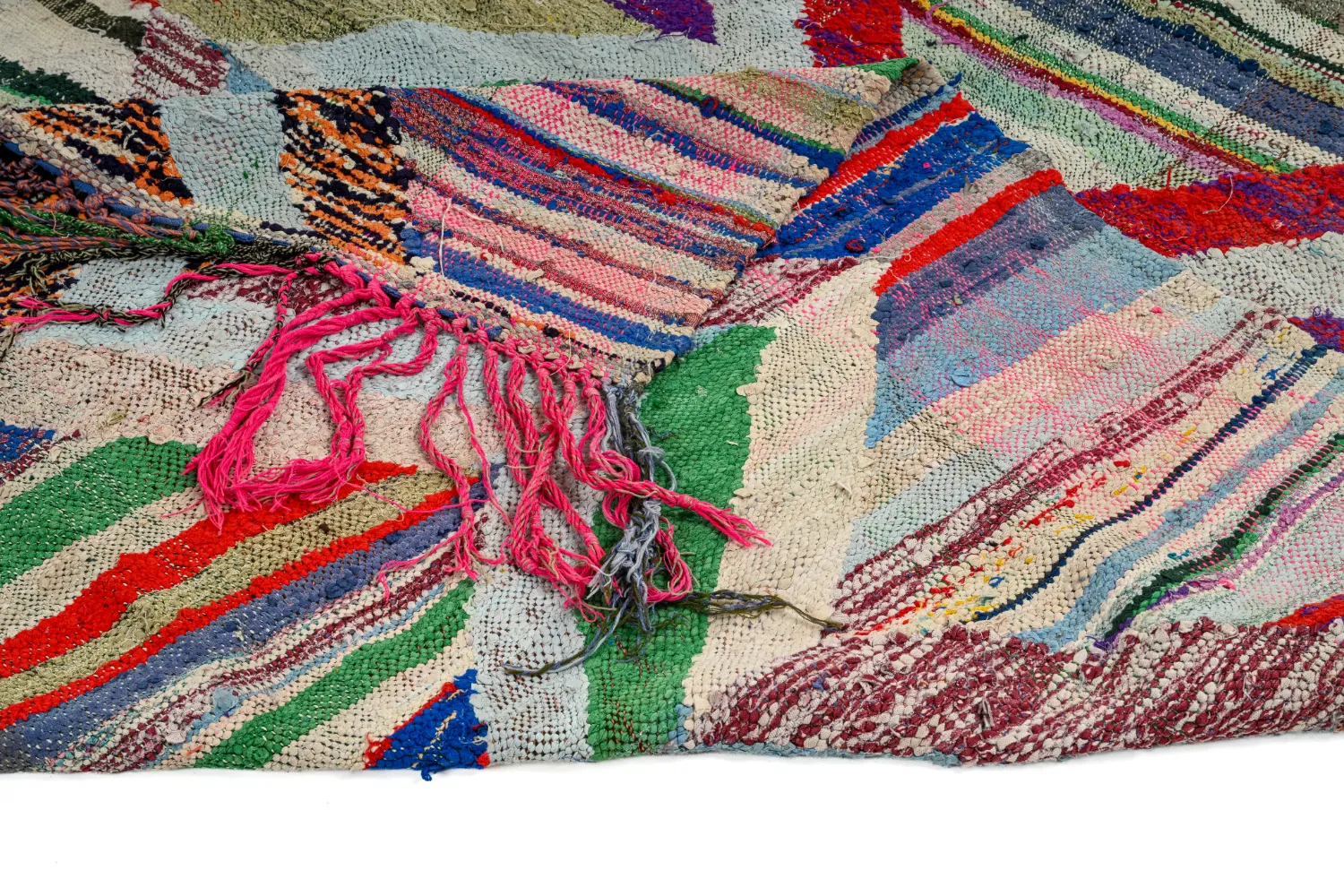 Marokkaanse Berber tapijt Boucherouite 145 x 295 cm