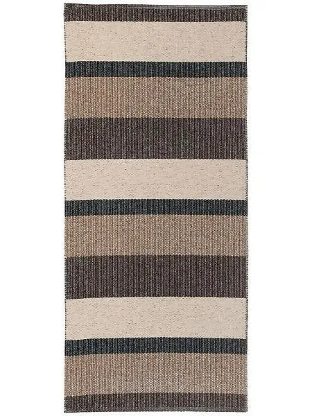 Plastic-kleden - Horredskleden Block metallic (bruin)