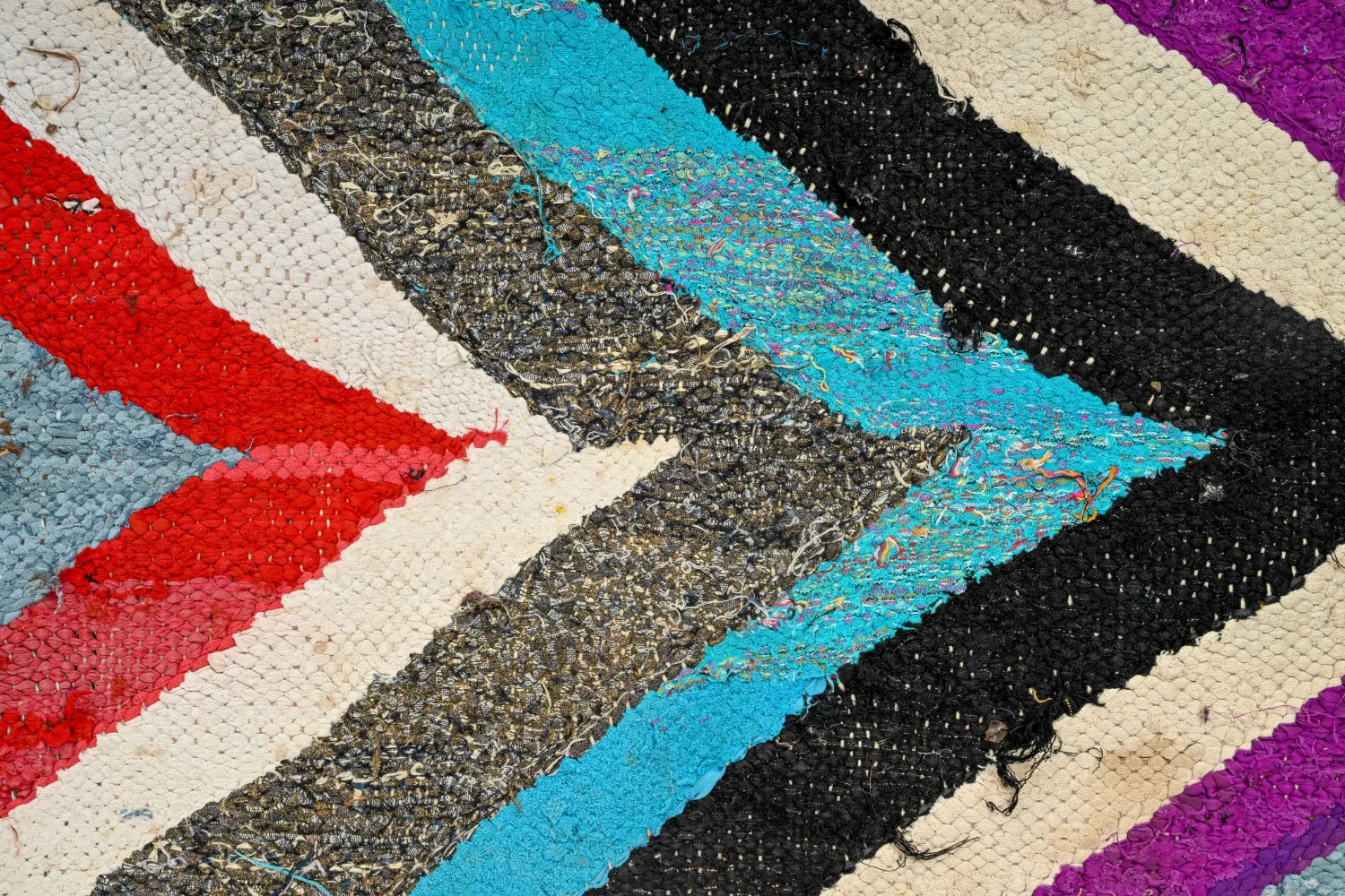 Marokkaanse Berber tapijt Boucherouite 165 x 270 cm