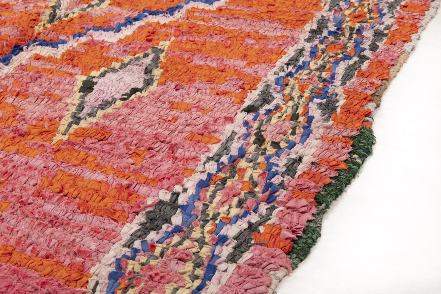 Marokkaanse Berber tapijt Boucherouite 275 x 130 cm