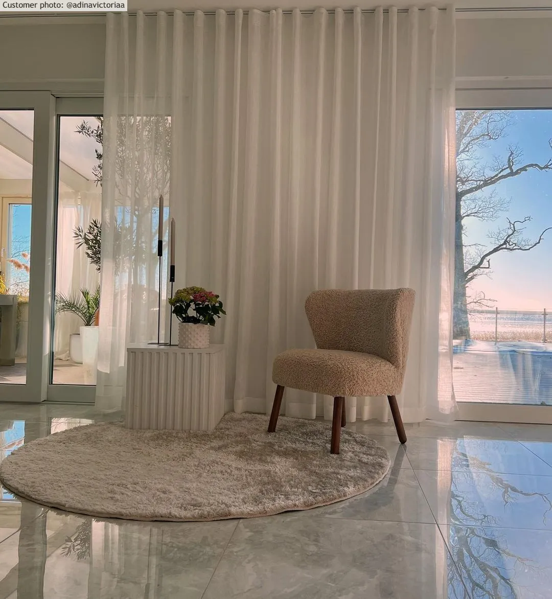 Ronde vloerkleden - Cosy (beige)