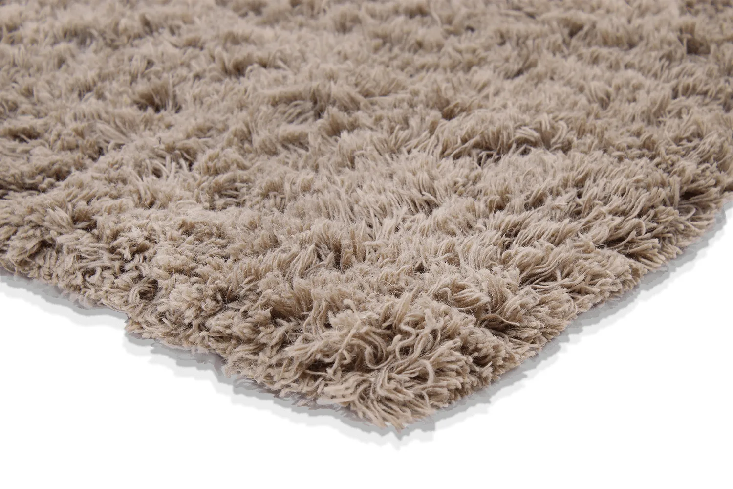 Wollen-vloerkleed - Aliste Wool Shaggy (bruin)
