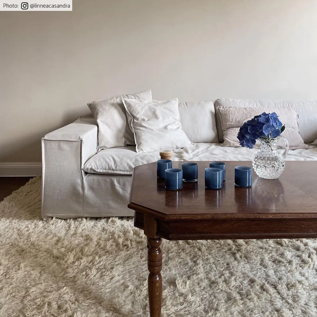 Wollen-vloerkleed - Aliste Wool Shaggy (alabaster gleam)