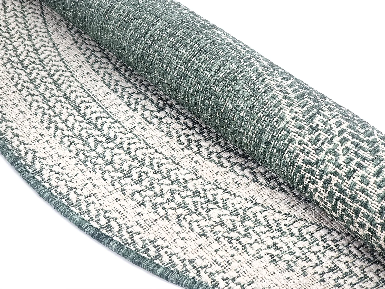 Ronde vloerkleden - Indoor/Outdoor Angus (groen)