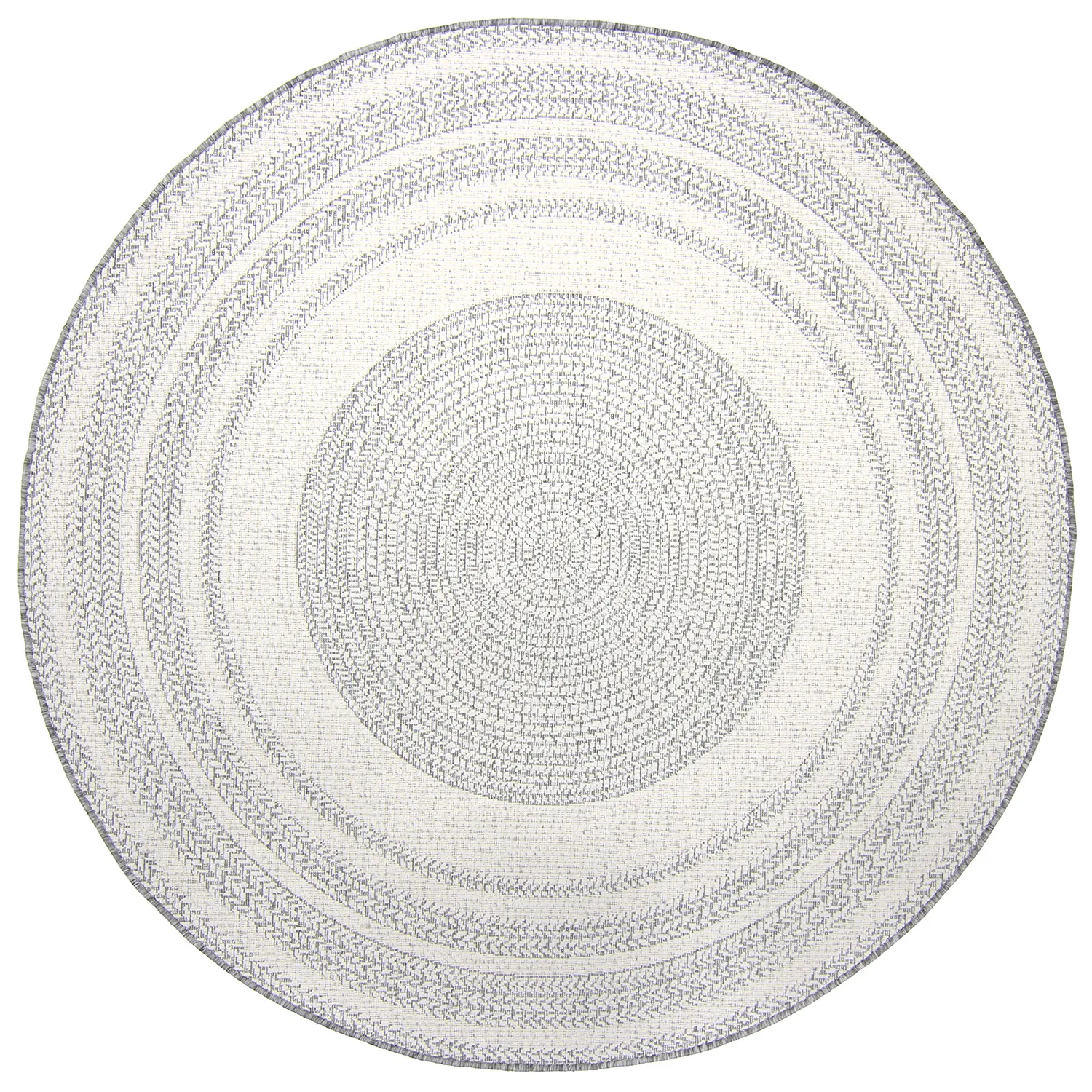 Ronde vloerkleden - Indoor/Outdoor Angus (grijs)