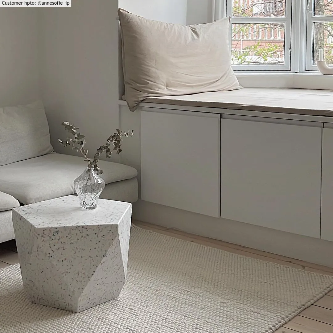 Wollen-vloerkleed - Avafors Wool Bubble (beige)